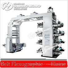 Nouvelle machine d&#39;impression de flexographie de film plastique de la ceinture 8